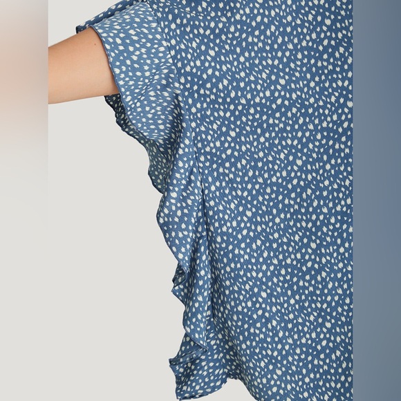 BloomChic batwing asymmetrical flowy top size 12 - Picture 2 of 13